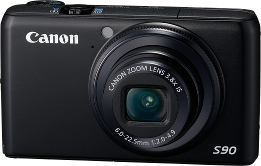 Canon PowerShot S90 product photograph