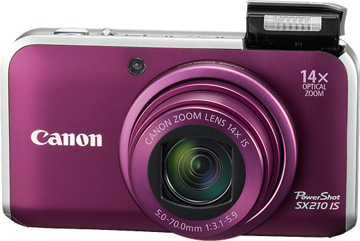 Canon PowerShot SX210 IS product photograph
