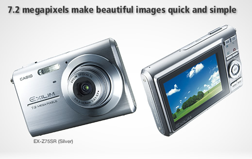 Casio EXILIM EX-Z75 product photograph