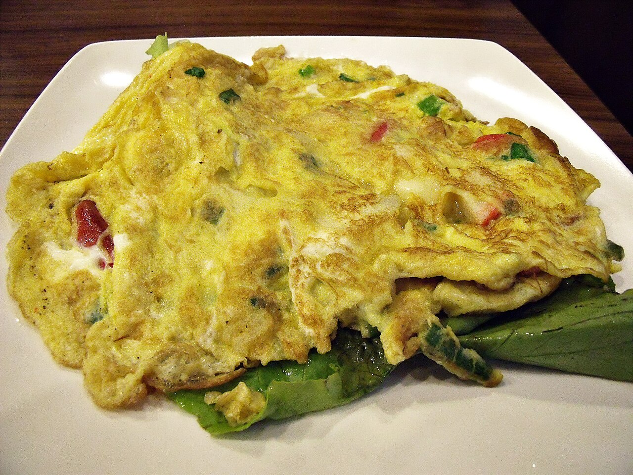Omelette.JPG — photographed with Fujifilm FinePix J150W